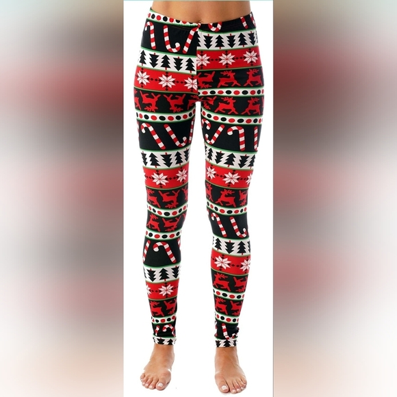 Just Love Pants - Christmas Leggings Womens, Size L, NEW!